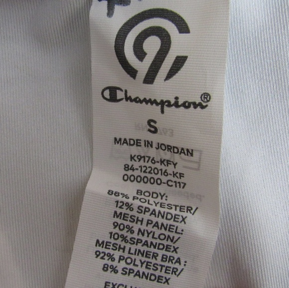 Champion Athletic Top Black/White Women Size S - Picture 6 of 6